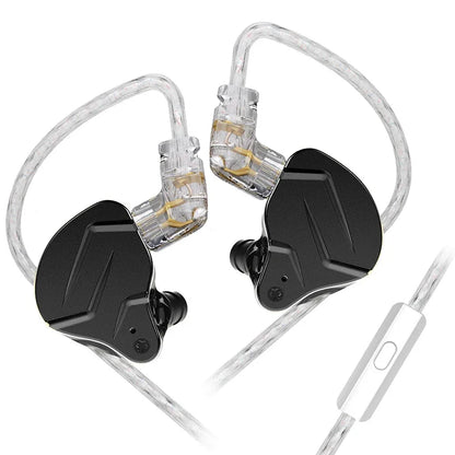 NEW KZ ZSN PRO X 1BA + 1DD Hybrid Drive Hi-Fi Metal In-Ear Earphones with Sport Noise-Canceling Earbuds (ZSX, ZSNPROX, EDXPRO)