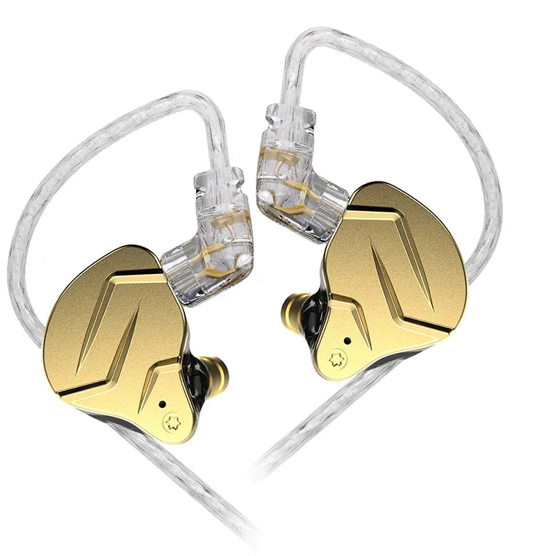 NEW KZ ZSN PRO X 1BA + 1DD Hybrid Drive Hi-Fi Metal In-Ear Earphones with Sport Noise-Canceling Earbuds (ZSX, ZSNPROX, EDXPRO)