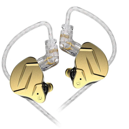 NEW KZ ZSN PRO X 1BA + 1DD Hybrid Drive Hi-Fi Metal In-Ear Earphones with Sport Noise-Canceling Earbuds (ZSX, ZSNPROX, EDXPRO)