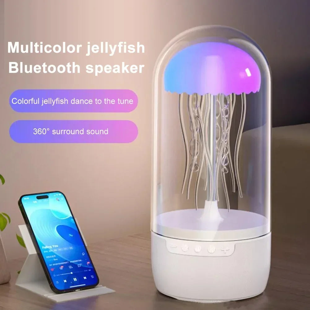 Transform Your Space with the Jellyfish Bluetooth Speaker - Color-Changing LED Mood Light for Home and Office