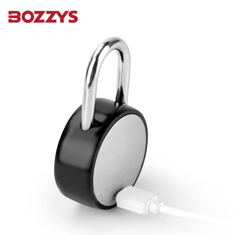 Revolutionary Smart Fingerprint Padlock - IP68 Waterproof, Unlock in 0.5 Seconds, Store Up to 20 Fingerprints, USB Rechargeable for Ultimate Security at Home, Gym, or Office