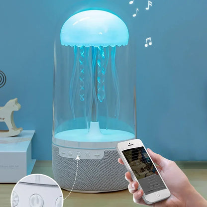 Transform Your Space with the Jellyfish Bluetooth Speaker - Color-Changing LED Mood Light for Home and Office