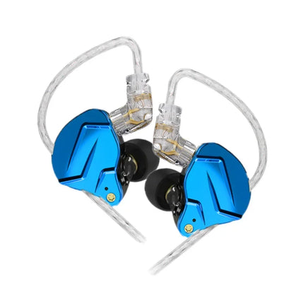 NEW KZ ZSN PRO X 1BA + 1DD Hybrid Drive Hi-Fi Metal In-Ear Earphones with Sport Noise-Canceling Earbuds (ZSX, ZSNPROX, EDXPRO)