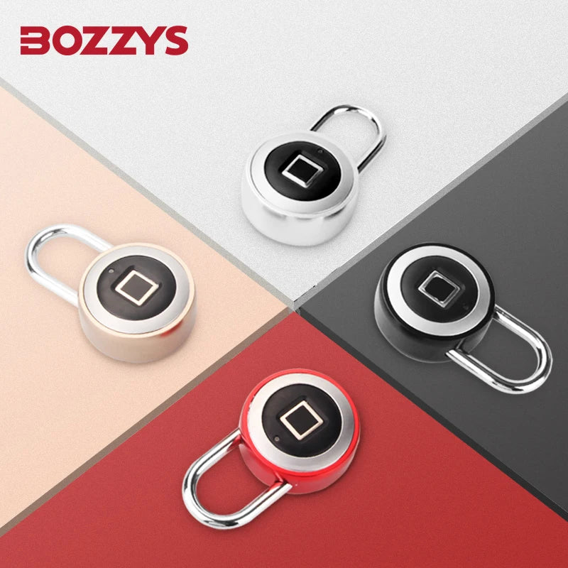 Revolutionary Smart Fingerprint Padlock - IP68 Waterproof, Unlock in 0.5 Seconds, Store Up to 20 Fingerprints, USB Rechargeable for Ultimate Security at Home, Gym, or Office