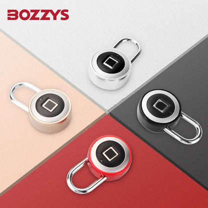 Revolutionary Smart Fingerprint Padlock - IP68 Waterproof, Unlock in 0.5 Seconds, Store Up to 20 Fingerprints, USB Rechargeable for Ultimate Security at Home, Gym, or Office