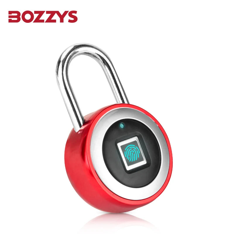 Revolutionary Smart Fingerprint Padlock - IP68 Waterproof, Unlock in 0.5 Seconds, Store Up to 20 Fingerprints, USB Rechargeable for Ultimate Security at Home, Gym, or Office