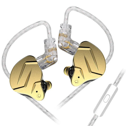 NEW KZ ZSN PRO X 1BA + 1DD Hybrid Drive Hi-Fi Metal In-Ear Earphones with Sport Noise-Canceling Earbuds (ZSX, ZSNPROX, EDXPRO)
