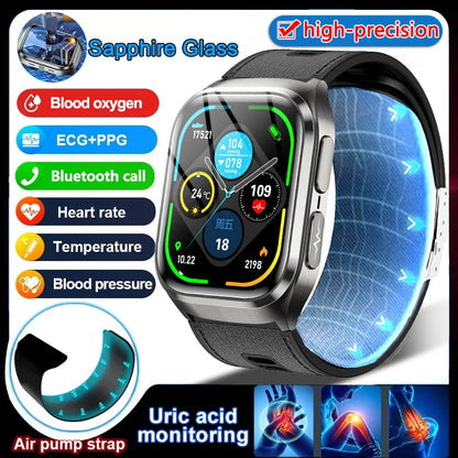 Introducing the 2026 AI-Powered Blood Pressure Smart Watch: Your Ultimate Health Companion with ECG, Uric Acid Analysis, and Call Functionality for Men and Women