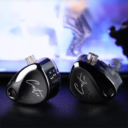 NEW KZ Castor In-Ear HiFi Earphones — 2 Dynamic Drivers + Balanced Armature, Tunable High-End Sound, Studio-Grade Monitor Earbuds with Noise Isolation