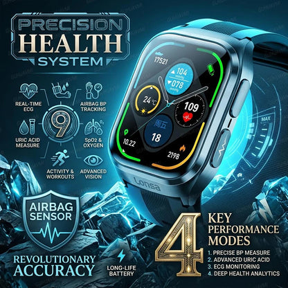 Introducing the 2026 AI-Powered Blood Pressure Smart Watch: Your Ultimate Health Companion with ECG, Uric Acid Analysis, and Call Functionality for Men and Women