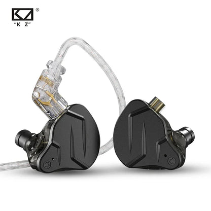 NEW KZ ZSN PRO X 1BA + 1DD Hybrid Drive Hi-Fi Metal In-Ear Earphones with Sport Noise-Canceling Earbuds (ZSX, ZSNPROX, EDXPRO)