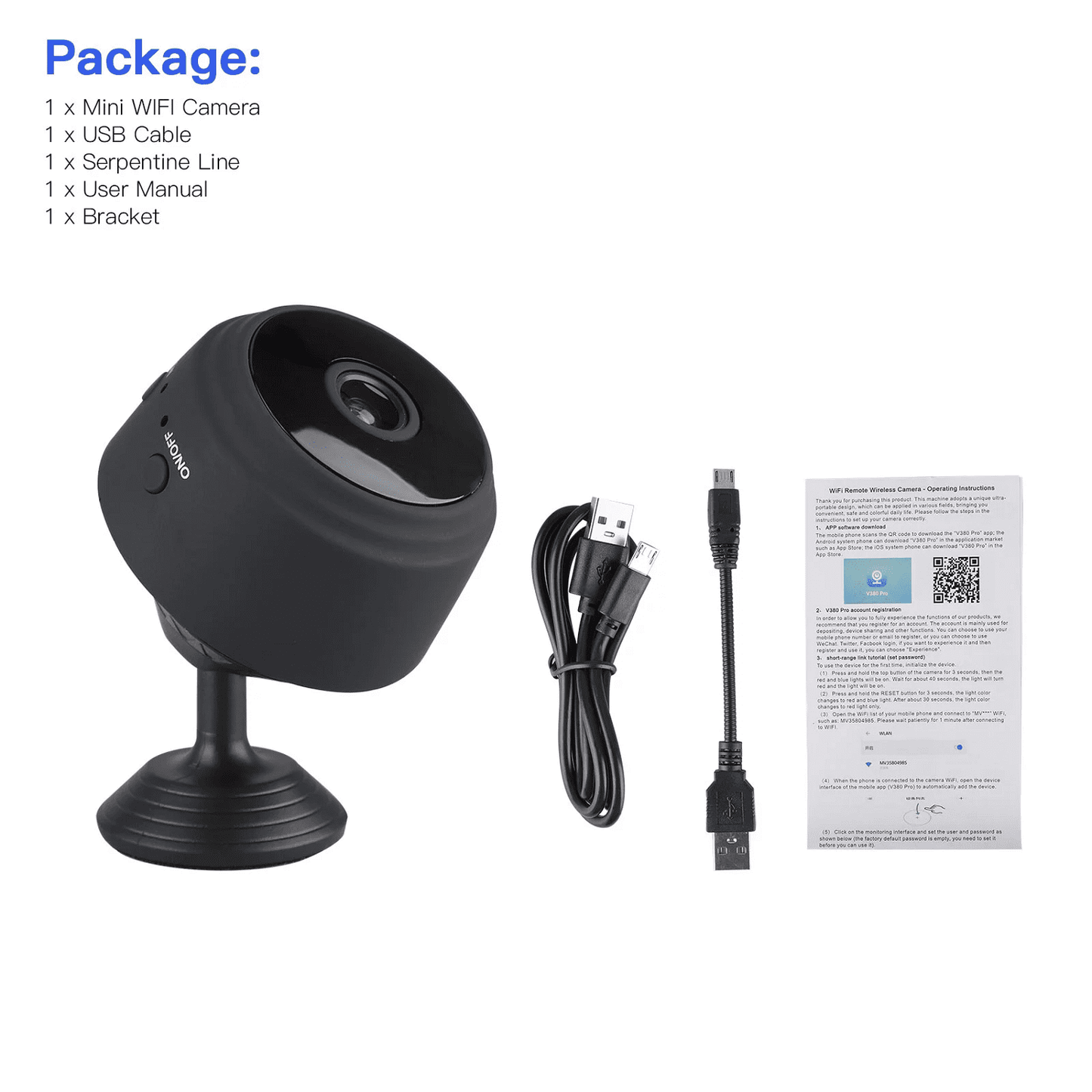 Revolutionary SZDUDU Mini Wireless Security Camera - Capture Every Moment in Full HD 720P with Night Vision, Motion Detection & Loop Recording for Ultimate Home and Outdoor Protection